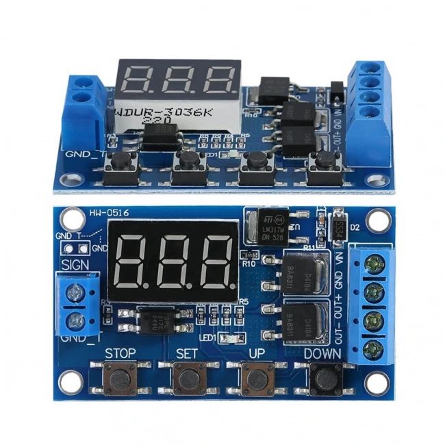 6-30V Zaman Ayarlı Mosfetli Modül