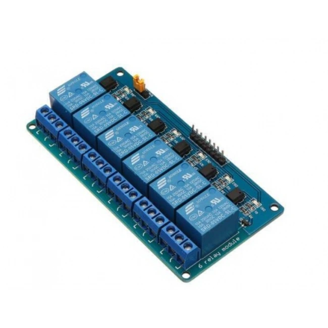 6 Kanal 5V Röle Modülü