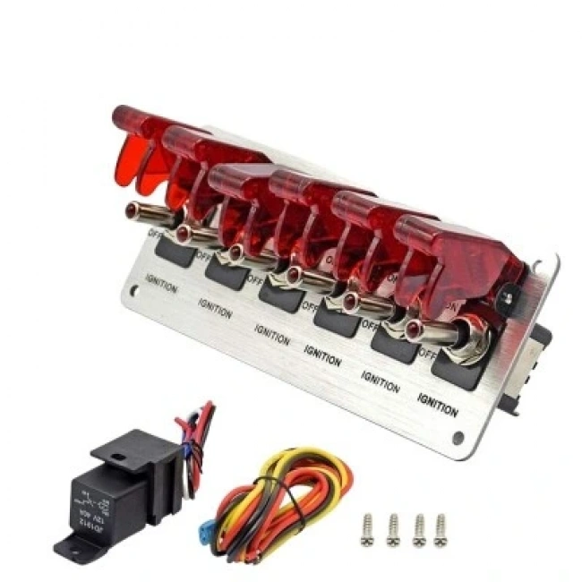 6lı ON-OFF Toggle Switch Panel