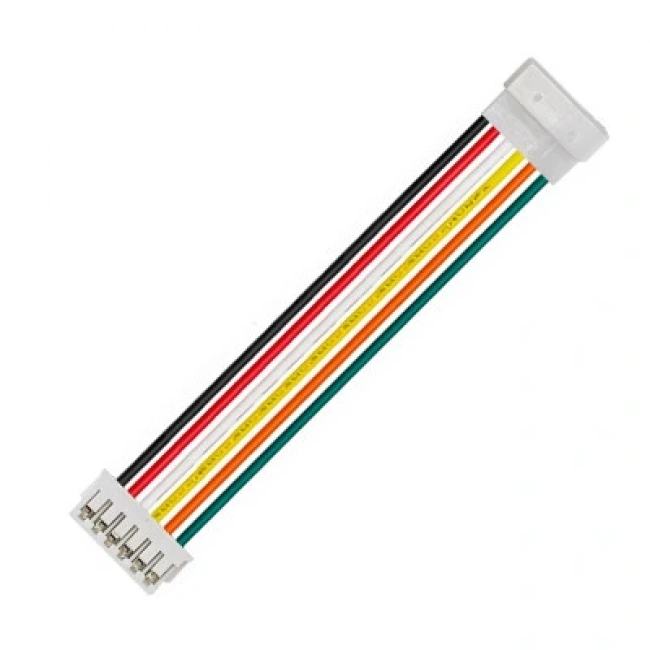 6-Pin ZH 1.5mm Dişi - Erkek Uzatma Kablosu - 20cm