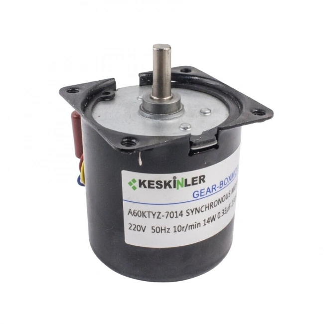 60-KTYZ 10 RPM 14W AC Senkron Motor