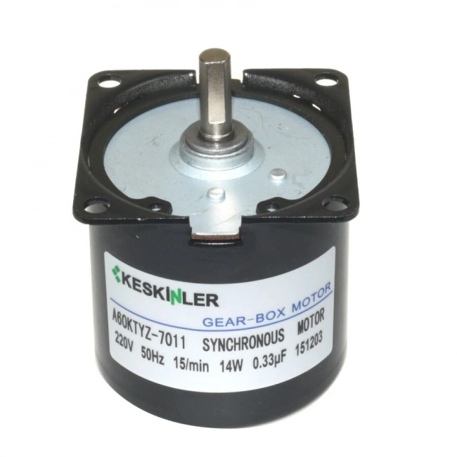 60-KTYZ 15 RPM 14W AC Senkron Motor