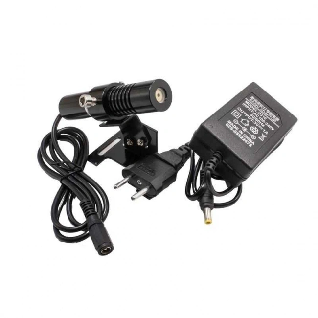 650nm 200mW Kırmızı Çizgi Lazer Adaptör ve Tutucu Dahil