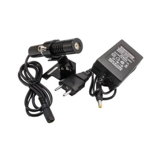 650nm 200mW Kırmızı Çizgi Lazer Adaptör ve Tutucu Dahil