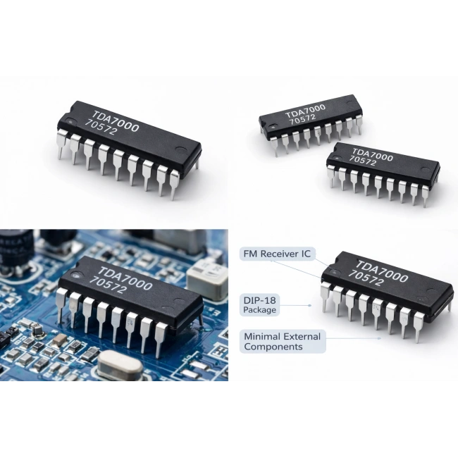 TDA7000 Fm Alıcı-Verici Entegresi Dip-18