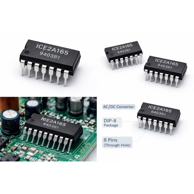 ICE2A165 AC/DC Dönüştürücü Entegresi Dip-8