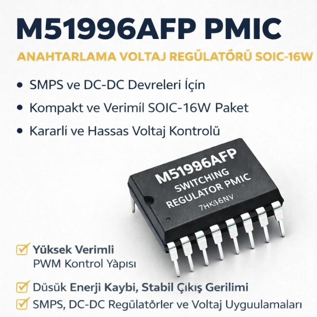 M51996AFP PMIC - Anahtarlama Voltaj Regülatörü Soic-16W