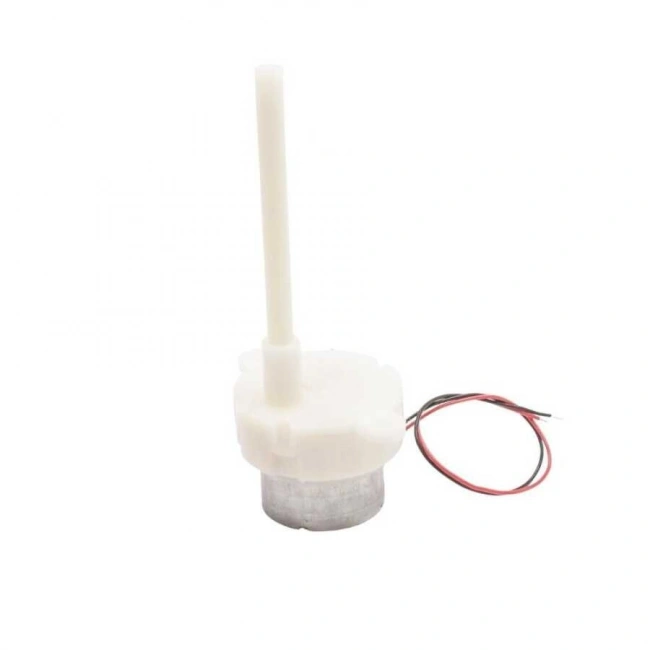 6V 10RPM  Uzun milli Plastik Dişli Redüktörlü Motor