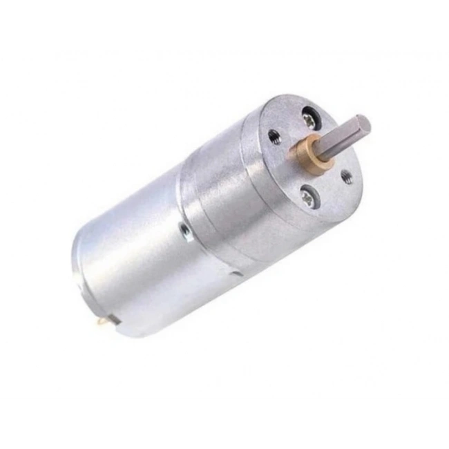 6V 25mm 130RPM Redüktörlü DC Motor