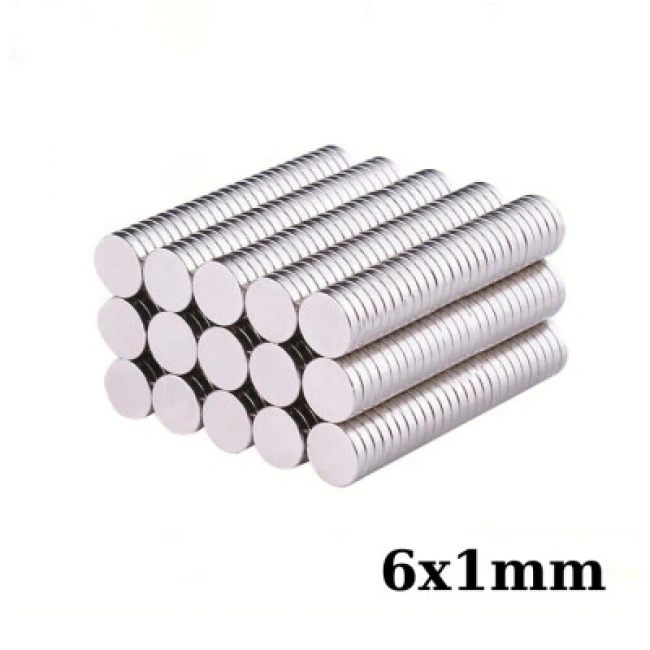 6x1mm Neodyum Güçlü Mıknatıs - Neodim Magnet