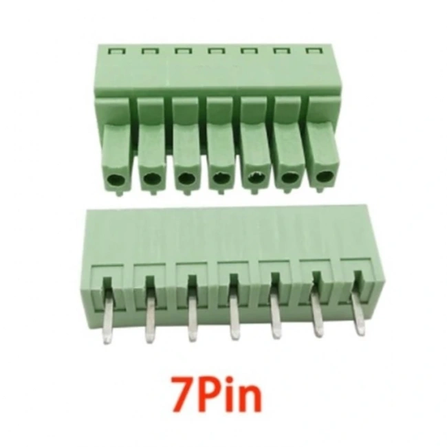 7 Pin 3.81mm Geçmeli 90C Takım Klemens