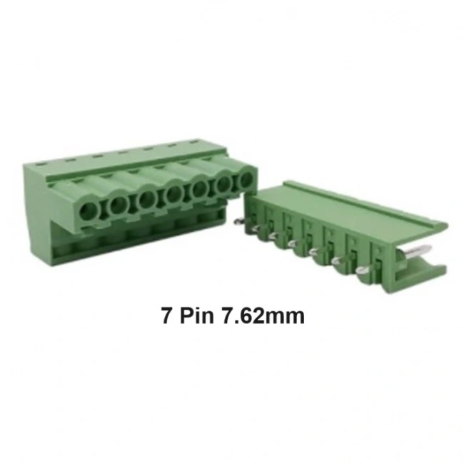 7 Pin 7.62mm Geçmeli 180C Takım Klemens