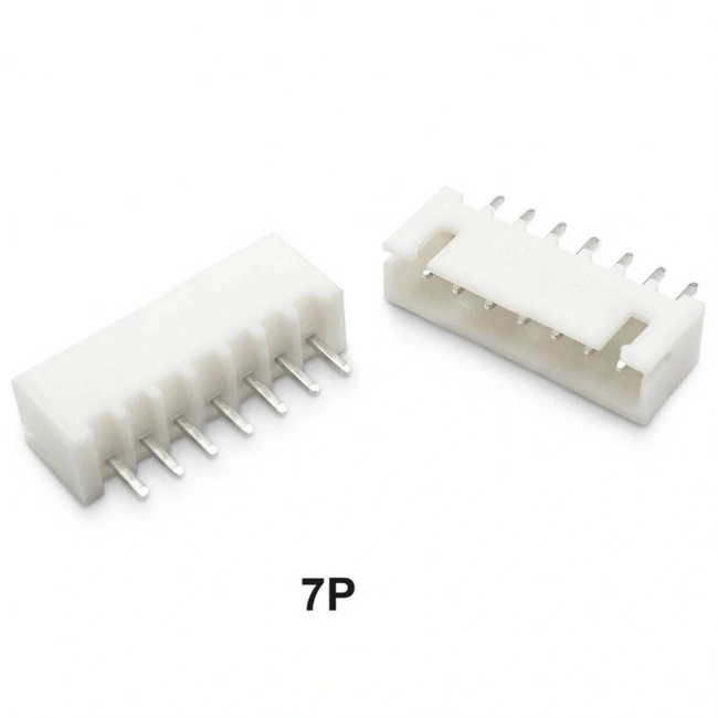 7 Pin JST-XHB 2.54 Düz Tunik Konnektör Erkek