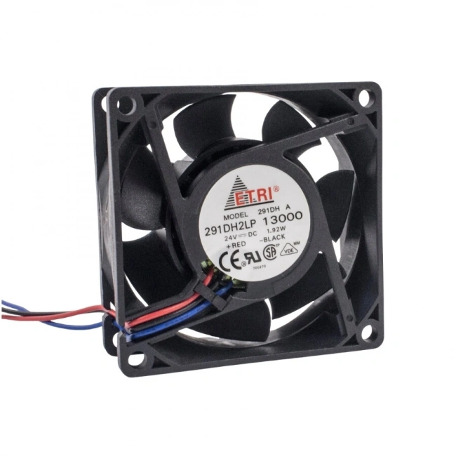 70x70x25mm 24V 0,08A Fan 3 Kablolu