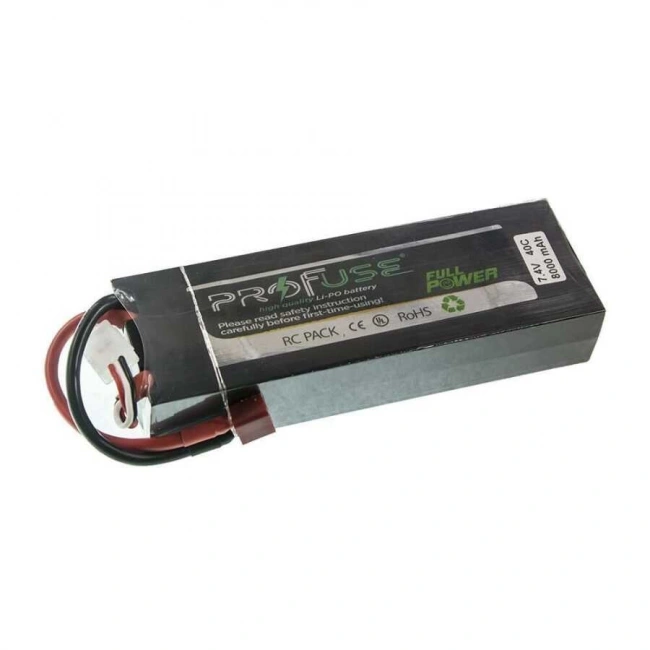 7,4V Lipo Batarya 8000mAh 40C - 2S Kutulu Lipo Pil