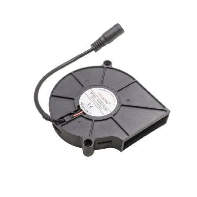 75X75X15mm 5V 0.3A Salyangoz Fan - 5.5x2.5mm Adaptör Girişli