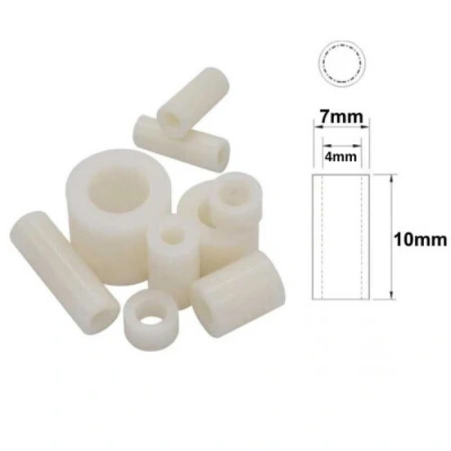 7x10mm Led Distans (Standoff) - Beyaz