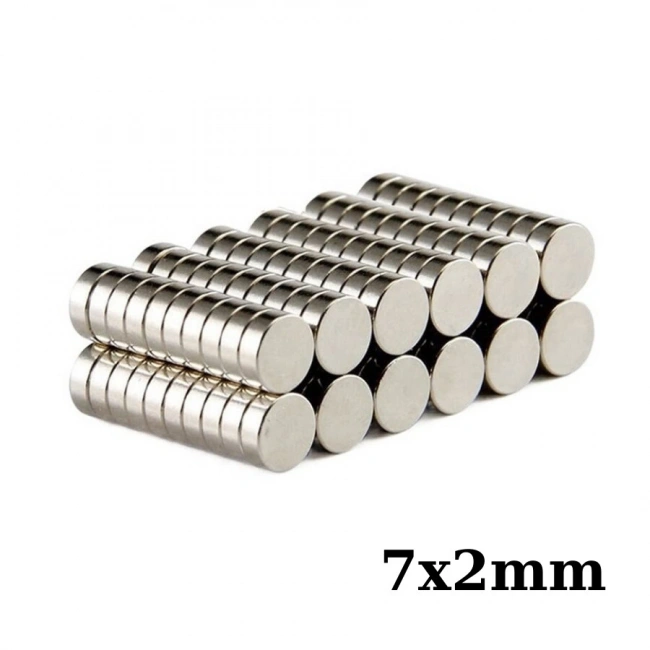 7x2mm Neodyum Güçlü Mıknatıs - Neodim Magnet