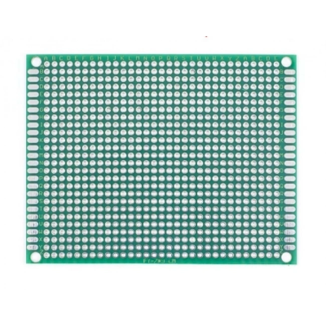 7x9cm Epoxy Çift Taraflı Delikli Plaket