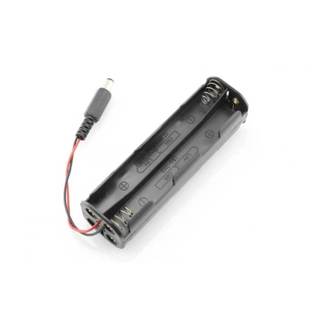 8li AA Pil Yuvası - Çift Taraflı ve Jacklı