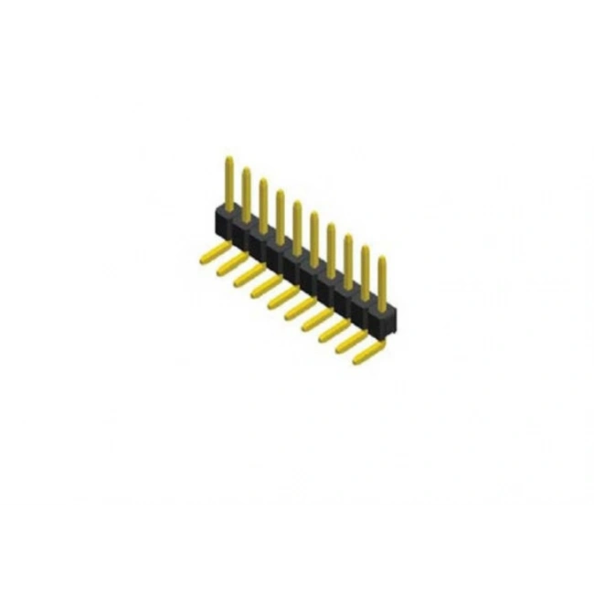 8 Pin (1x8) 2.54mm Eğik Erkek Pin Header
