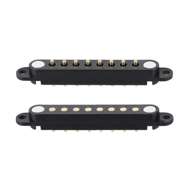 8-Pin 2.54mm Pogo Pin Manyetik Konnektör Takımı - Kulaklı