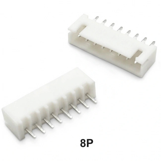8 Pin JST-XHB 2.54 Düz Tunik Konnektör Erkek