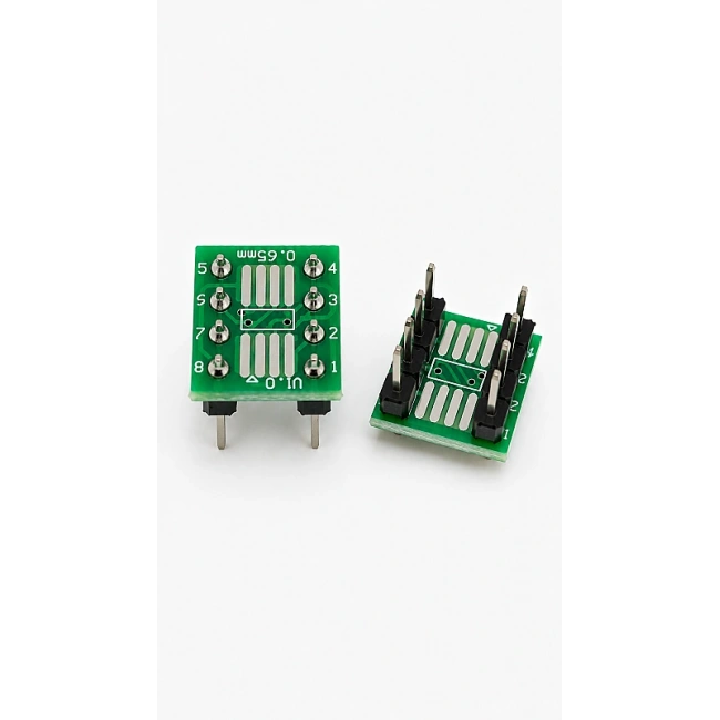8 Pinli TSSOP8 SSOP8 MSOP8yi DIP8e Dönüştürücü Adaptör Kart