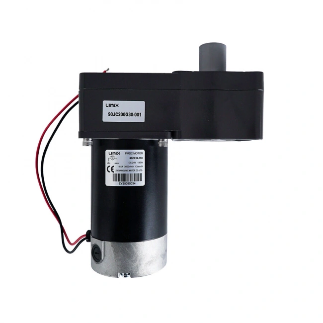 85ZY24-150-30-001 24V 15RPM Redüktörlü DC Motor