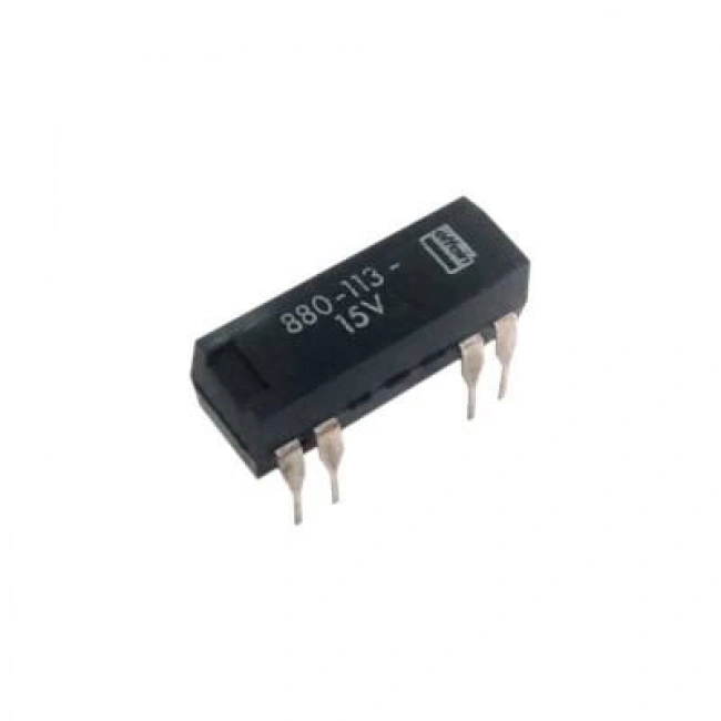 880-113-15V Reed Röle Tek Kontak N/O 15VDC 0.5A