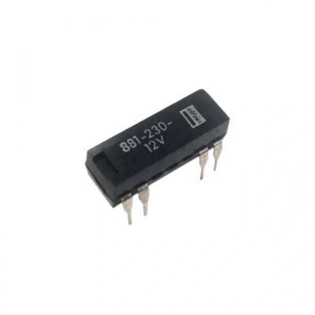 881-230-12V Reed Röle Çift Kontak N/O 12VDC 0.5A