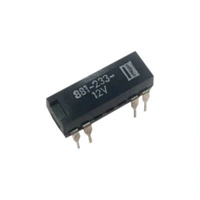 881-233-12V Reed Röle Çift Kontak N/O 12VDC 0.5A