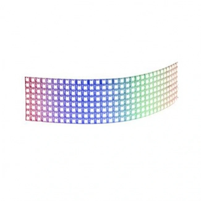 8x32 Esnek RGB Led Matrix (NeoPixel) - Flexible
