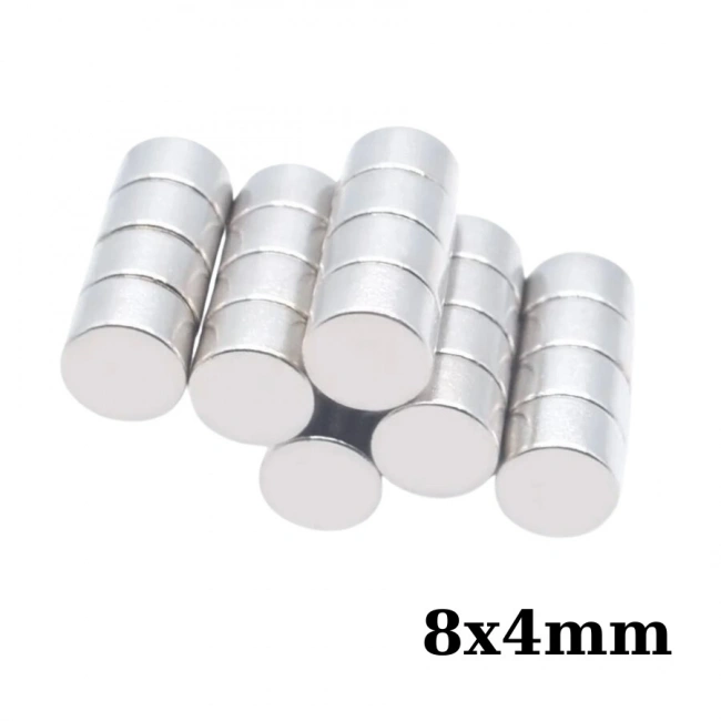 8x4mm Neodyum Güçlü Mıknatıs - Neodim Magnet