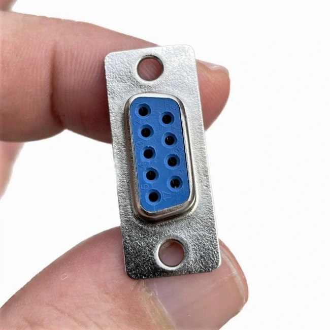 9 Pin DB9 Dişi Konnektör D-Sub Lehim Tipi 1 Adet