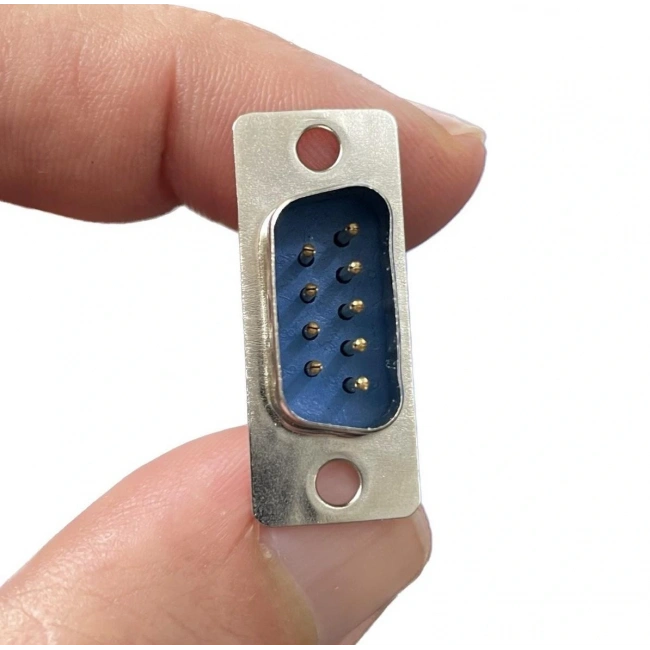 9 Pin DB9 Erkek Konnektör D-Sub Lehim Tipi 1 Adet