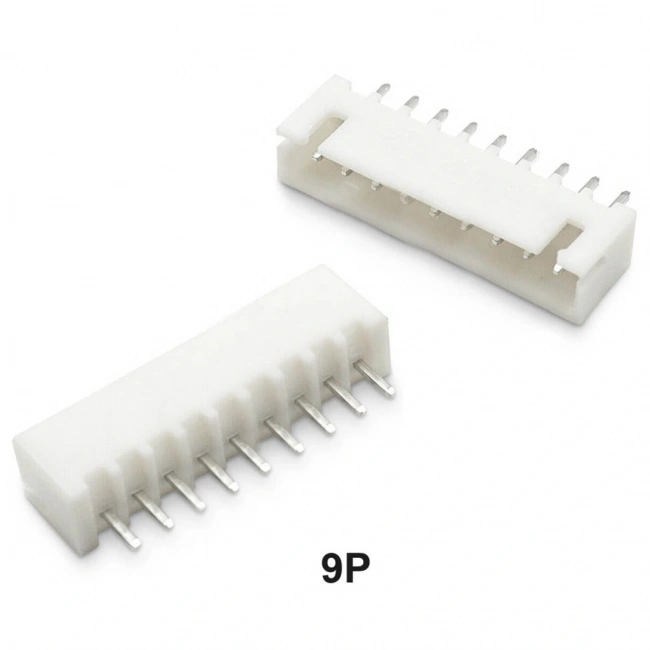 9 Pin JST-XHB 2.54 Düz Tunik Konnektör Erkek