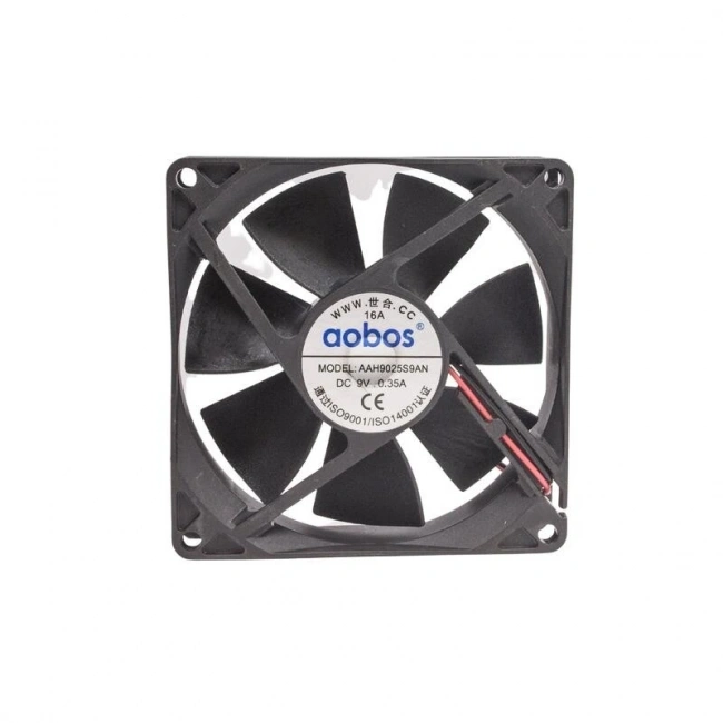 90x90x25mm 9V 0.35A Fan 2 Kablolu
