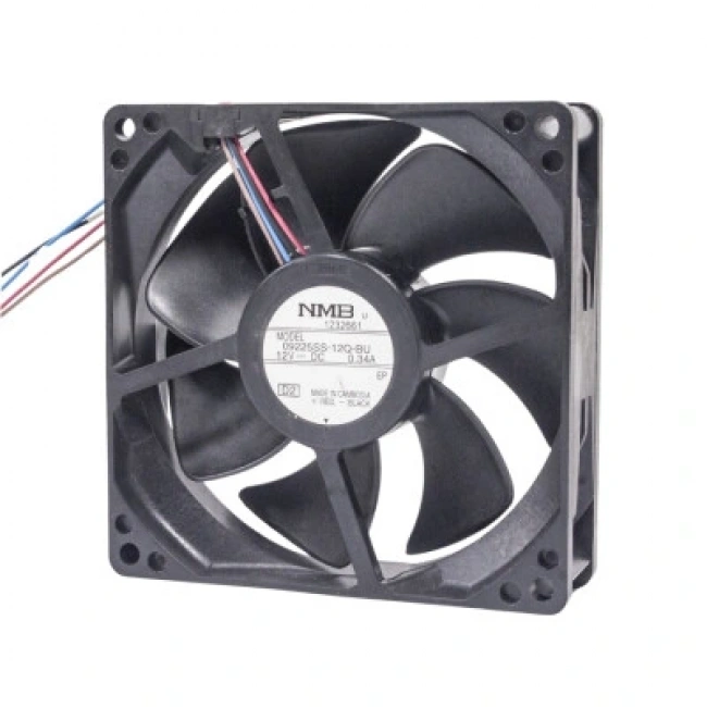92x92x25mm 12V 0.34A Fan 4 Kablolu