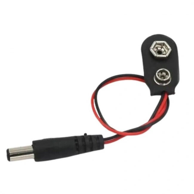 9V Jacklı Pil Soketi - I-Tip
