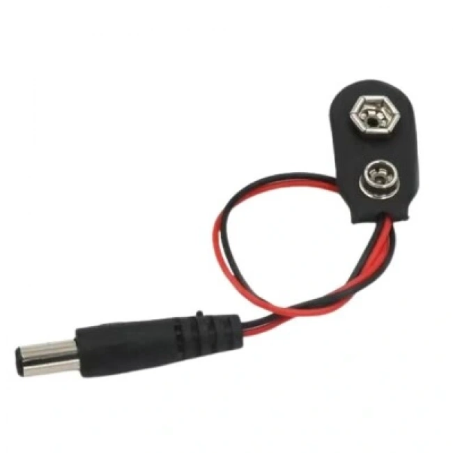 9V Jacklı Pil Soketi - I-Tip