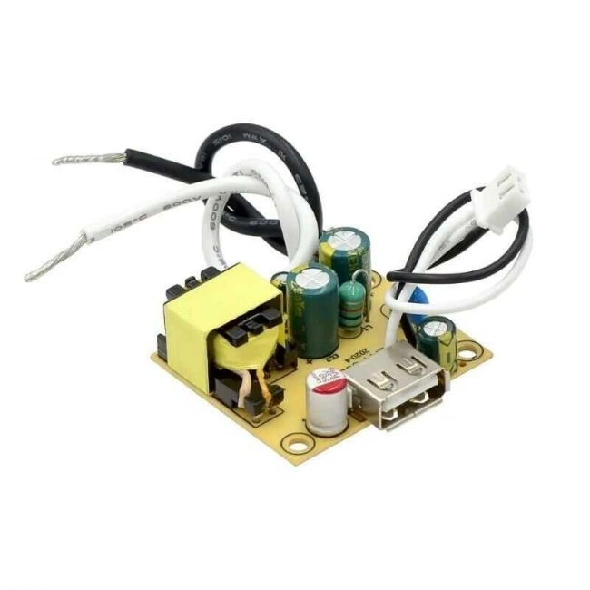 AC 220V - DC 5V 2A USB Voltaj Dönüştürücü