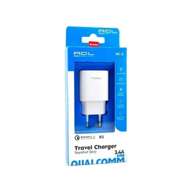 ACL H3 3.4A 18Watt Q.C 3.0 Şarj Başlığı