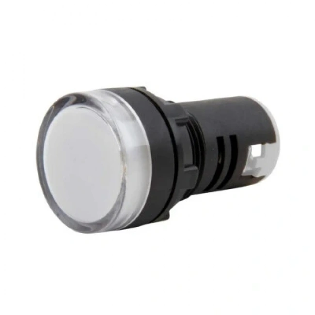 AD16-22DS 220-380V AC Sinyal Lambası - Beyaz