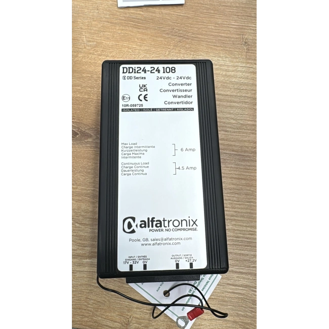 Alfatronix DDI 24-24 108W 4.5A DC-DC Dönüştürücü 24V’den 24V’ye