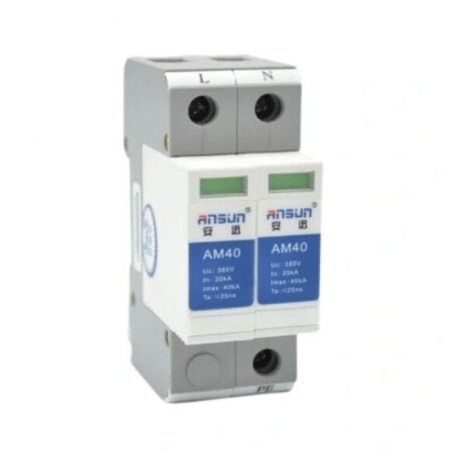 AM40/2P 40kA Aşırı Gerilim Koruma Cihazı - Parafudr