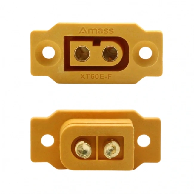 Amass XT60E-F Panel Tipi Dişi Konnektör - XT60