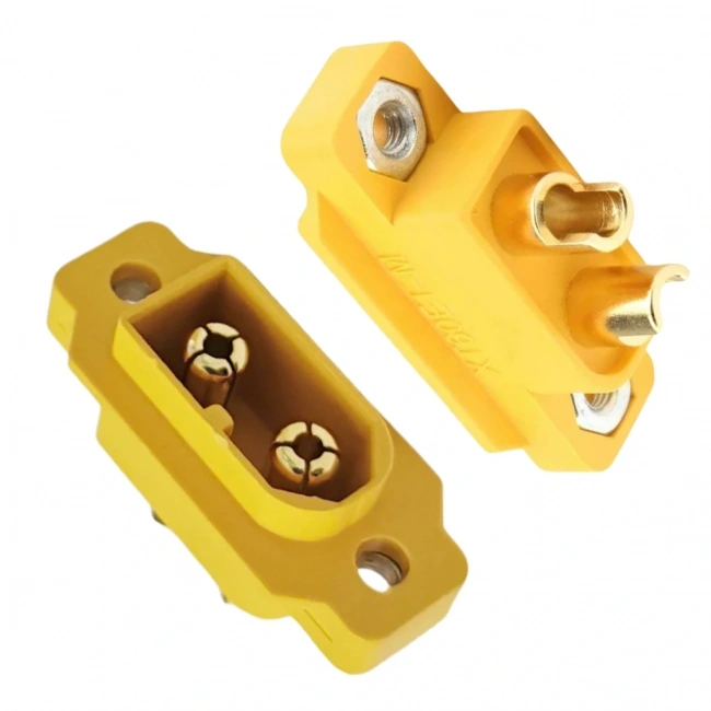 Amass XT60E-M Panel Tipi Erkek Konnektör - XT60