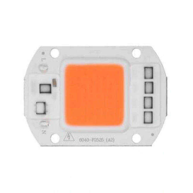 Amber Kehribar 220V Projektör Cob Led 50W Driver Çipli