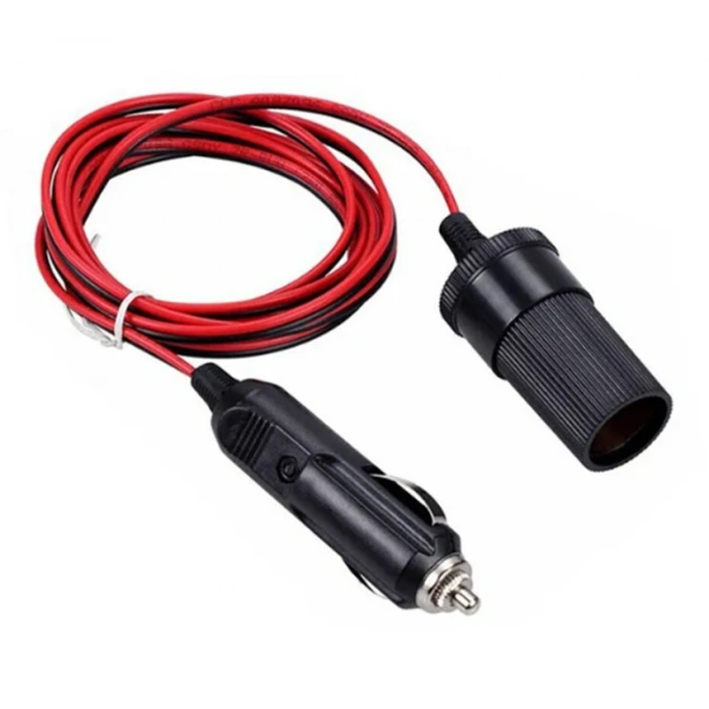 Araç Çakmak Soketi Uzatma Kablosu- 2m